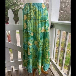 N Touch Floral Prairie Skirt M FREE SHIP
